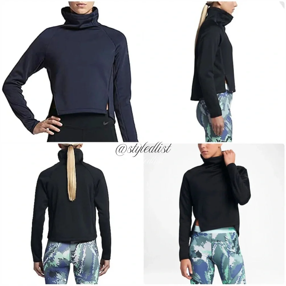 Nike Thermo-Sphere Long Sleeve Training Top Black S